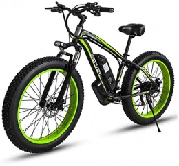Fangfang Elektrische Mountainbike Elektrofahrrad, Adult Electric Mountain Bike, 48V-Lithium-Batterie-Aluminiumlegierung 18, 5 Zoll-Rahmen Elektro Schnee Fahrrad, mit LCD-Anzeige und Ölbremse, Fahrrad (Color : A)