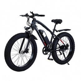 Super Handsome Elektrische Mountainbike Elektrofahrrad, Elektro-Mountainbike, Fat Tire E-Bike (15–25 km / h), Upgrade 48 V, 14, 5 Ah, 750 W, 26 Zoll (66 cm), 4, 0 große Reifen