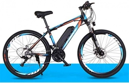 RDJM Elektrische Mountainbike Elektrofahrräder 36V 250W Elektro-Bikes for Erwachsene, Magnesium-Legierung Ebikes Fahrräder All Terrain, for Herren Outdoor Radfahren trainieren Reise Und Commuting (Color : Black Blue)