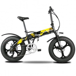 Extrbici Elektrische Mountainbike Extrbici X2000Plus Elektro-Mountainbike, 500 W, 48 V, 10 Ah, 7 Geschwindigkeiten, Fat Tire, gelb