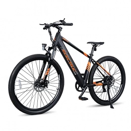 Delgeo Elektrische Mountainbike Fafrees Elektrofahrrad Ebike Mountainbike, 27.5" Elektrisches Fahrrad mit 250W 36V 10Ah Lithium-Batterie und Shimano 7- Gang