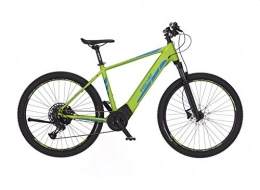 Fischer Elektrische Mountainbike Fischer Unisex – Erwachsene E-Bike MTB MONTIS 6.0i (2020) grün, 29", RH 51 cm, Brose Drive S Mittelmotor 90 Nm, 36V Akku im Rahmen, apfelgrün matt, Rahmenhöhe