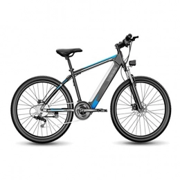 FZYE Elektrische Mountainbike FZYE 26 Zoll Elektrofahrräder Bicycle, 48V 10A Lithium Batterie E bikeFahrrad bürstenloser 400-W-Permanentmagnetmotor 3 Arbeitsmodi, Blau