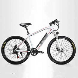FZYE Elektrische Mountainbike FZYE 26 Zoll Elektrofahrräder Bike, 48V350W Offroad Bicycle Federgabel LCD-Anzeige Fahrräder Sport Outdoor Freizeit, Weiß