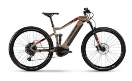 HAIBIKE Fahrräder HAIBIKE SDURO FullNine 4.0 Yamaha Elektro Bike 2020 (M / 44cm, Sand / Rot / Schwarz)