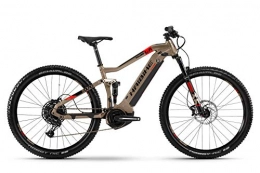 HAIBIKE Elektrische Mountainbike HAIBIKE SDURO FullNine 4.0 Yamaha Elektro Bike 2020 (XL / 52cm, Sand / Rot / Schwarz)
