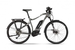 HAIBIKE Elektrische Mountainbike HAIBIKE Sduro Trekking 3.5 Pedelec E-Bike Fahrrad grau / weiß 2019: Größe: S