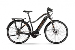 HAIBIKE Elektrische Mountainbike HAIBIKE Sduro Trekking 6.0 Damen Pedelec E-Bike Fahrrad grau / schwarz / bronzefarben 2019: Größe: XL