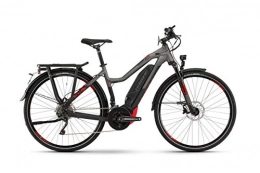 HAIBIKE Elektrische Mountainbike Haibike Sduro Trekking S 8.0 Damen Pedelec E-Bike Fahrrad grau / schwarz / rot 2019: Gre: L