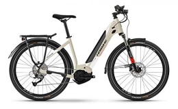 Winora Elektrische Mountainbike Haibike Trekking 4 Yamaha Elektro Fahrrad 2022 (27.5" LowStep M / 50cm, Desert / White (LowStep))