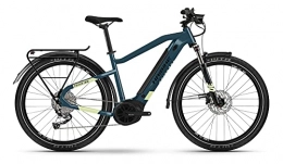 Winora Elektrische Mountainbike Haibike Trekking 5 500Wh Bosch Elektro Fahrrad 2022 (27.5" Herren Diamant XL / 60cm, Blue / Canary (Herren))