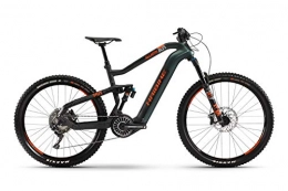 HAIBIKE Fahrräder HAIBIKE XDURO AllMtn 8.0 Flyon Elektro Bike 2021 (S / 41cm, Olive / Carbon / Orange Matt)