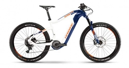 HAIBIKE Elektrische Mountainbike HAIBIKE XDURO AllTrail 5.0 Flyon Elektro Bike 2020 (L / 50cm, Blau / Weiß / Orange)