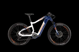 HAIBIKE Elektrische Mountainbike HAIBIKE XDURO AllTrail 5.0 Flyon Elektro Bike (XL / 54cm, Blau / Weiß / Orange)