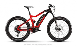 HAIBIKE Elektrische Mountainbike HAIBIKE Xduro FatSix 10.0 26'' Fatbike Pedelec E-Bike MTB rot / schwarz 2019: Größe: M