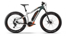HAIBIKE Elektrische Mountainbike HAIBIKE XDURO FatSix 8.0 Yamaha Elektro Bike 2020 (M / 45cm, Olive / Carbon / Orange matt)