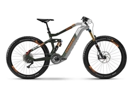 HAIBIKE Elektrische Mountainbike Haibike Xduro Nduro 8.0 Flyon 27.5'' Carbon Pedelec E-Bike MTB grün / silberfarben 2019: Größe: L