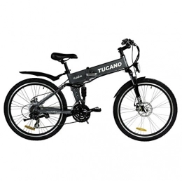 Marnaula Elektrische Mountainbike Hide Bike MTB -   Motor 250W -36V   -Maximaler Klettergrad   - Austauschbarer Akku mit Sicherheitsschloss   - Shimano Tourney 21 sp - (HIDEBIKE - GRAU)