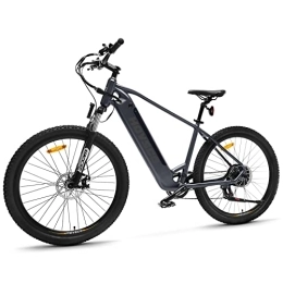 HOVSCO Elektrische Mountainbike HOVSCO Unisex – Erwachsene MYT-27.5 Ebike, Gray, 28