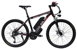 HSART Fahrräder HSART Elektrisches Mountainbike für Erwachsene, 1000 W, 27-Gang-Getriebe mit 48 V 15 Ah Lithium-Akku – professionelles Offroad-Fahrrad für Damen und Herren, schwarz