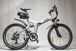 IVEMA - E-Bike DESIGNBIKE 26" MOUNTAINBIKE PEDELEC Citybike Elektrofahrrad Fahrrad klappbarer Rahmen - Akku Li-ion 36 V Silber Metallic