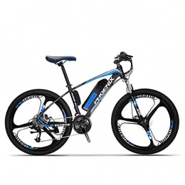 JAEJLQY Fahrräder JAEJLQY Fahrrad-Mountainbike, Neue Elektrische 30 Geschwindigkeit Mountainbike Elektro Fahrrad 36V 250W 10Ah Elektrische Fahrzeug 250 Watt Motor, Blau, Onewheel