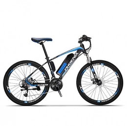 JAEJLQY Fahrräder JAEJLQY Fahrrad-Mountainbike, Neue Elektrische 30 Geschwindigkeit Mountainbike Elektro Fahrrad 36V 250W 10Ah Elektrische Fahrzeug 250 Watt Motor, Blau, Spokewheel