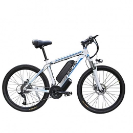 JASSXIN Fahrräder JASSXIN Electric Mountain Bike (48V 350W), E-Bike Mit Abnehmbarer Batterie 21 Drehzahländerung Bike, E-Bike 21 Speed ​​Gear DREI Arbeitsmodi, Blau