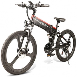 JsJr-K-In Zusammenklappbares elektrisches Fahrrad,zusammenklappbares Fahrrad,zusammenklappbares elektrisches Mountainbike,26 Zoll,350 W,bürstenloser Motor,48 V,tragbar für den Außenbereich