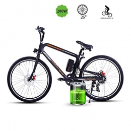 LOO LA Fahrräder LOO LA Elektrofahrrad Mountainbike 3 Fahrmodi, ithium-Batterie 26" Reifen Elektrisches Fahrrad Ebike mit bürstenlosem Motor, Schwarz