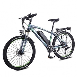 LZMXMYS Elektrische Mountainbike LZMXMYS Elektrisches Fahrrad, 26" Electric Mountain Bike for Erwachsene, 350W E-Bike mit 36V 13Ah Lithium-Ionen-Batterie for Erwachsene, Profi 27 Speed Transmission Gears (Color : Green)