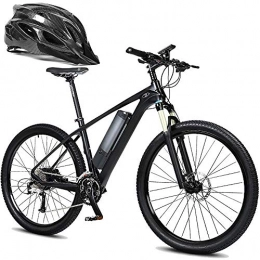 LZMXMYS Elektrisches Fahrrad, elektrisches Fahrrad Adult Electric Mountain Bike, 27,5 Zoll Carbon Fiber Power Assisted elektrisches Fahrrad Mountainbike 36V / 10.5Ah Lithium-Batterie Fahrrad mnnliche