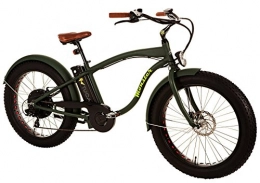 Marnaula Elektrische Mountainbike MONSTER - Ist das Fat Elektrobike - Is The Electric Fat Bike - Rahmen: Alu Hydro TB 7005 - Rder: 26 " - Shimano Alivio 6-Gang - Shimano Alivio 14-28 Zhne (GREEN FOREST)