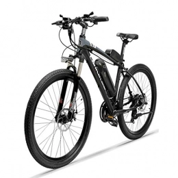 HWOEK Fahrräder Mountain E-Bike fur Erwachsene, 26 Zoll E-Bike für Damen und Herren 250W 36V 10Ah kann Sich Bewegen Lithium-Ionen-Akku 21 Gang Schaltung Doppelt Scheibenbremsen, Schwarz