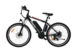 MYATU Elektrische Mountainbike MYATU E Bike 26 Zoll, bis zu 50 Meilen, 250W Elektrofahrrad mit abnehmbarem 36V 12.5AH Lithium-Akku, Shimano 7 Gänge, Doppelscheibenbremsen, Elektro-Mountainbikes für Erwachsene