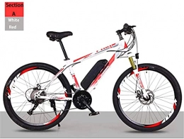 XBR Fahrräder Neues Elektrofahrrad Elektro-Mountainbike Erwachsene Offroad-Elektrofahrrad, 26'' Elektro-Mountainbike mit abnehmbarem Lithium-Ionen-Akku 21 / 27 Lithium-Batterie mit variabler Geschwindigkeit für Erwac