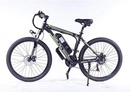 PARTAS Elektrische Mountainbike PARTAS 2020 Verbesserte Electric Mountain Bike 1000W / 500W 26 Elektro-Fahrrad mit abnehmbarer 48V 13Ah-Batterie 21 Gang-Schaltung Ebike (Color : Black green)