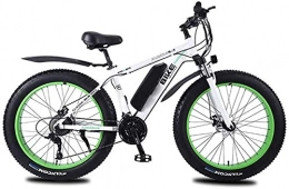 XBR Fahrräder Professionelles Elektrofahrrad Elektro-Mountainbike Elektro-Schneefahrrad, 26-Zoll-Fat-Reifen-Elektrofahrrad für Erwachsene 350-W-Mountainbike-E-Bike mit herausnehmbarer 36-V-Lithiumbatterie und 27-Ga
