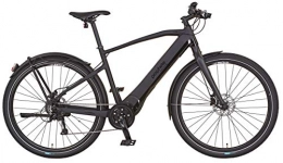 Prophete Unisex- Erwachsene GENIESSER e3.0 City E-Bike 28" Elektrofahrrad, schwarz matt, RH 50 cm