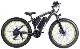 Qinmo Fahrräder Qinmo Elektro-Fahrrad, 1000W elektrisches Fahrrad, 26" Mountainbike, Fat Tire Ebike, 48V 13AH Lithium-Ionen-Batterie-Federgabeln MTB (Color : Black)