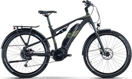 RAYMON Elektrische Mountainbike RAYMON Crossray E FS 4.0 27.5'' Pedelec E-Bike Trekking Fahrrad schwarz / grÃŒn 2021: Größe: 44 cm / S