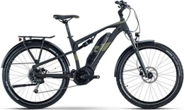 RAYMON Elektrische Mountainbike RAYMON Crossray E FS 4.0 27.5'' Pedelec E-Bike Trekking Fahrrad schwarz / grün 2021: Größe: 56 cm / XL