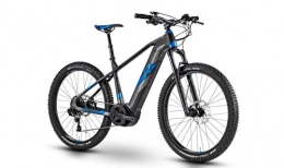 RAYMON Elektrische Mountainbike RAYMON E-Sevenray 8.0 27.5'' Pedelec E-Bike MTB grau / blau 2019: Größe: 50cm