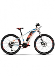 RAYMON Elektrische Mountainbike RAYMON E-Sixray 4.0 Kinder Pedelec E-Bike Fahrrad weiß / blau / orange 2019
