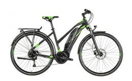 RAYMON Elektrische Mountainbike RAYMON E-Tourray 4.5 Damen Pedelec E-Bike Trekking Fahrrad grau / grün 2019: Größe: 56cm