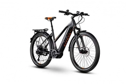 RAYMON Elektrische Mountainbike RAYMON E-Tourray LTD 2.0 Damen Pedelec E-Bike Trekking Fahrrad schwarz / orange 2020: Größe: 44 cm