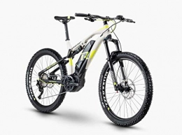 RAYMON Elektrische Mountainbike RAYMON Fullray E-Nine 5.0 29'' Pedelec E-Bike MTB grau / grün 2020: Größe: 42 cm