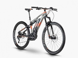 R Raymon Elektrische Mountainbike RAYMON Fullray E-Seven 6.0 27.5'' Pedelec E-Bike MTB grau / rot 2020: Größe: 44 cm