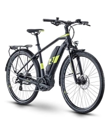 RAYMON Elektrische Mountainbike RAYMON Tourray E 1.0 Pedelec E-Bike Trekking Fahrrad schwarz / grün 2021: Größe: 48 cm / S