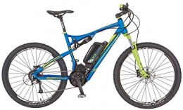 Prophete Elektrische Mountainbike REX E-Bike Alu-Full Suspension MTB 650B 27.5 Zoll GRAVELER 6.9, blau matt, 50, 51666-0111